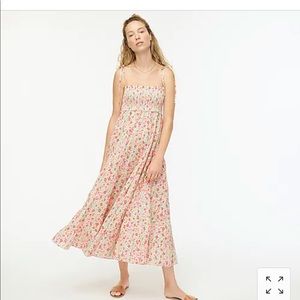 J. Crew Cotton Voile Smocked Dress